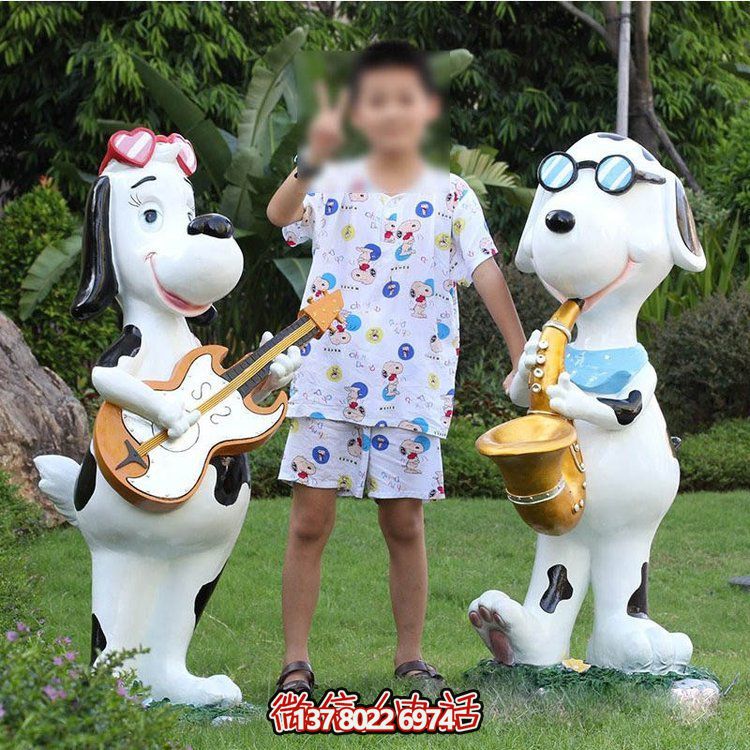 室外音樂動(dòng)物雕塑擺件