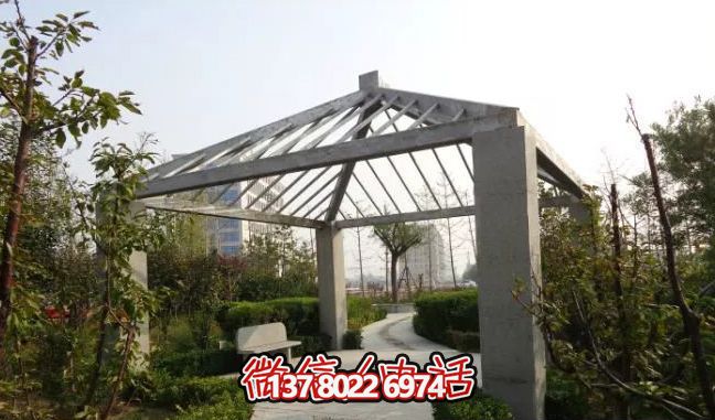 花崗巖石雕涼亭，點綴精彩的戶外空間