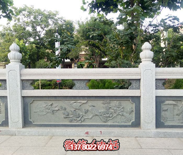 精美石欄系列，搭配園林花園，提升圍欄美感