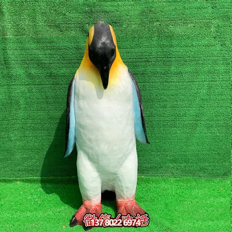 仿真企鵝雕塑，玻璃鋼制作