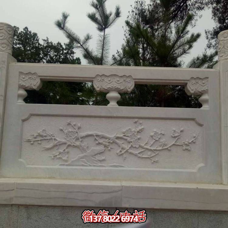 大理石石雕欄桿，給你一個(gè)安全且美麗的橋邊