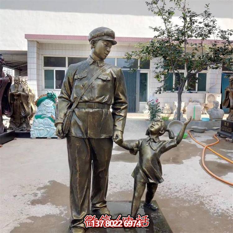 玻璃鋼雕塑，傳承名人精神，校園記憶經典