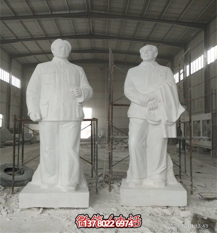 毛澤東偉人雕像，大型漢白玉雕刻，適宜于廣場等場所
