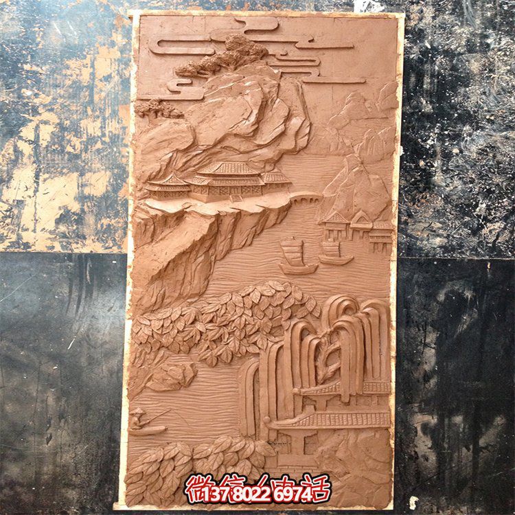 中式大理石浮雕壁畫雕塑，為景區(qū)園林室外擺放而制