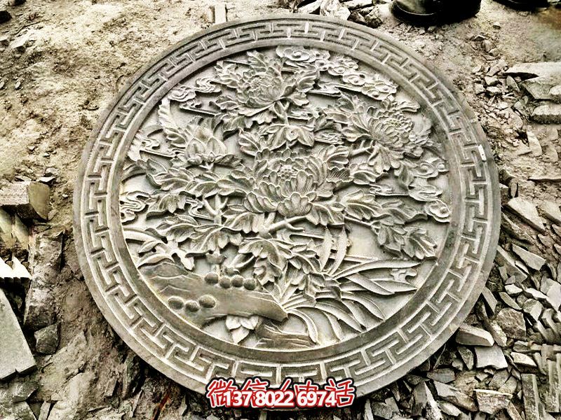 經(jīng)典無雙-特色青石浮雕牡丹花景觀 經(jīng)典無雙-特色青石浮雕牡丹花景觀