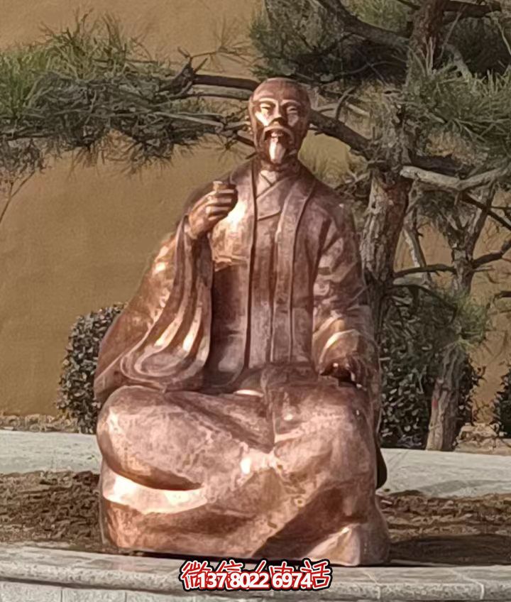 紫銅鍛造人物圓雕雕塑 紫銅鍛造人物圓雕雕塑