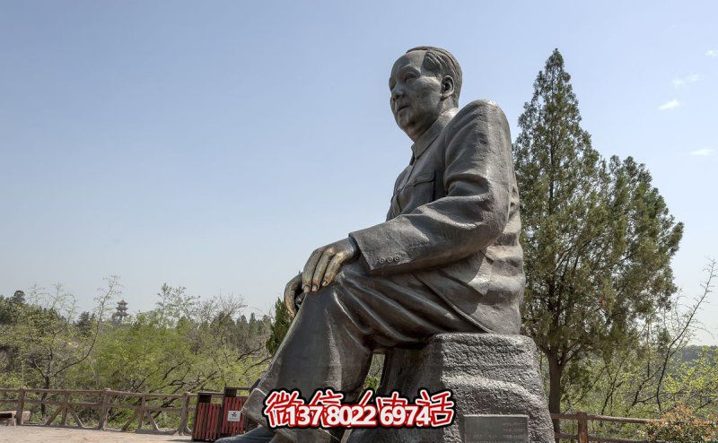 廣場銅雕坐著的毛澤東雕塑 廣場銅雕坐著的毛澤東雕塑