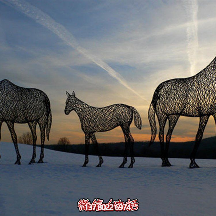 不銹鋼戶(hù)外園林景觀鏤空動(dòng)物景觀