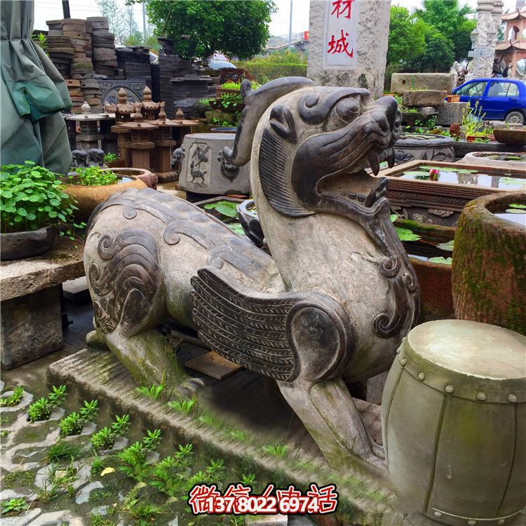 景區別墅石雕神獸貔貅雕塑 景區別墅石雕神獸貔貅雕塑