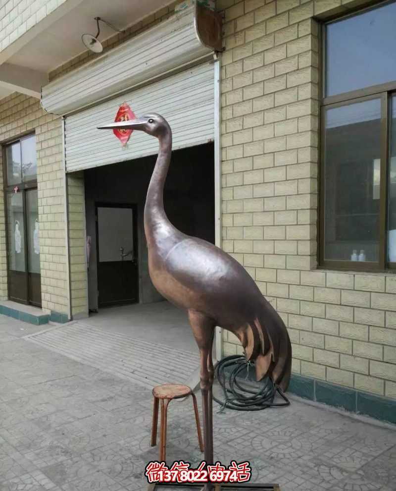 不銹鋼銅雕拋光創(chuàng)意仙鶴雕塑 不銹鋼銅雕拋光創(chuàng)意仙鶴雕塑