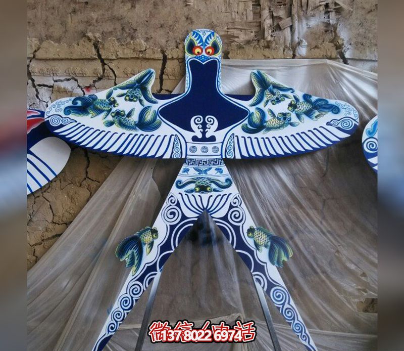 小區(qū)庭院園林擺件中國風彩繪不銹鋼風箏雕塑 小區(qū)庭院園林擺件中國風彩繪不銹鋼風箏雕塑