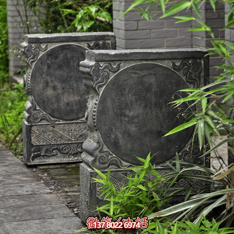 石鼓門墩抱鼓石一對家用仿古庭院鎮宅門口石墩擺件 石鼓門墩抱鼓石一對家用仿古庭院鎮宅門口石墩擺件