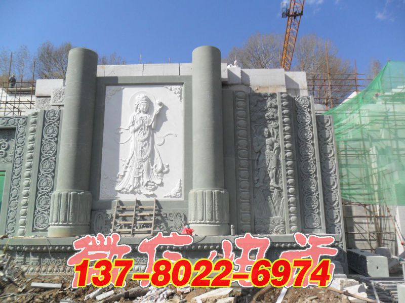 石材構建，雕刻佛像、融合佛教建筑—五臺山顯通寺海會塔地宮工程