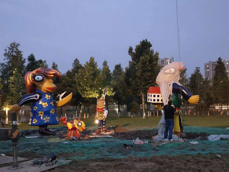 萊比錫家族不銹鋼人物雕塑 萊比錫家族不銹鋼人物雕塑